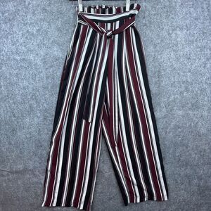 LA Gypsy Pants Womens Extra Small Palazzo Boho Lightweight Flowy Belted USA